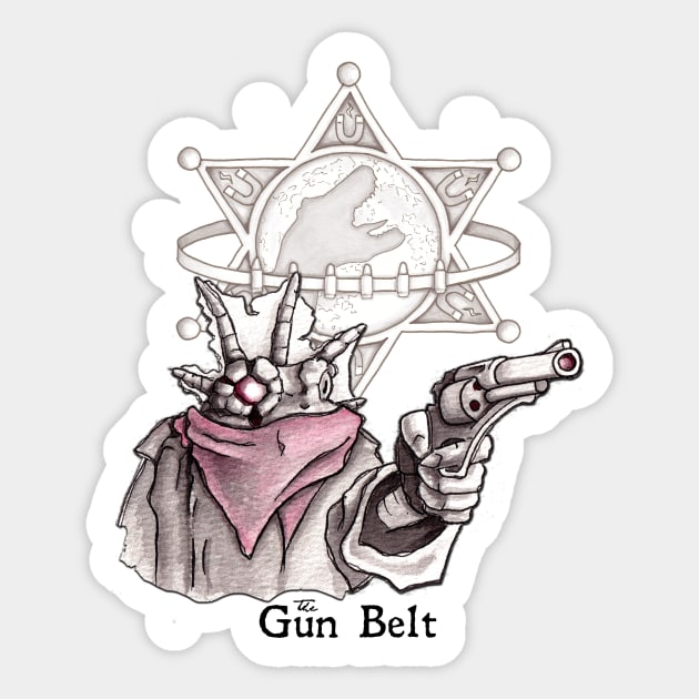 The Gun Belt #1 Sticker by Reel Fun Studios